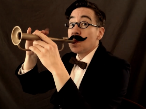 Odious Playing Trumpet